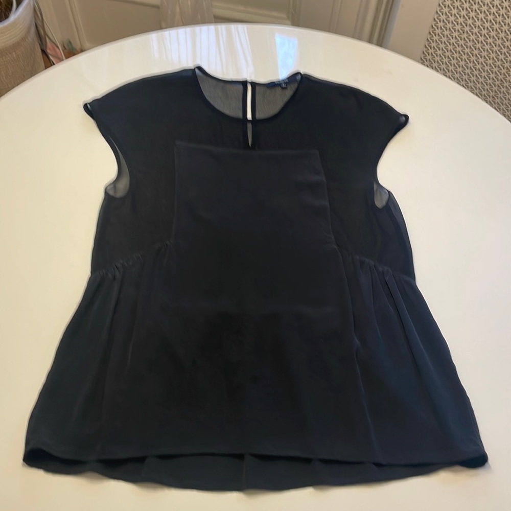 Madewell semi-sheer silk tank
